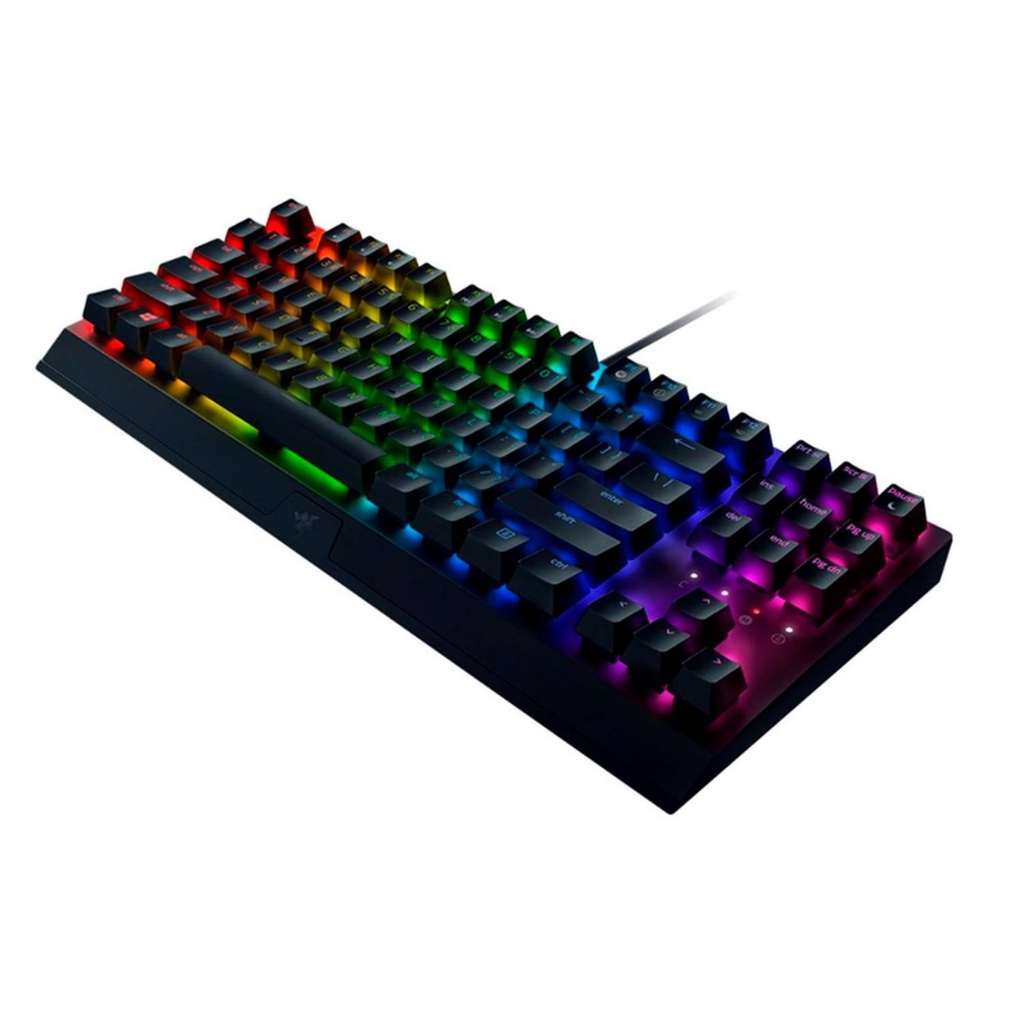 TECLADO RAZER BLACKWIDOW V3 TKL MECHANICAL SWITCH YELLOW 80M SP CHROMA BLACK