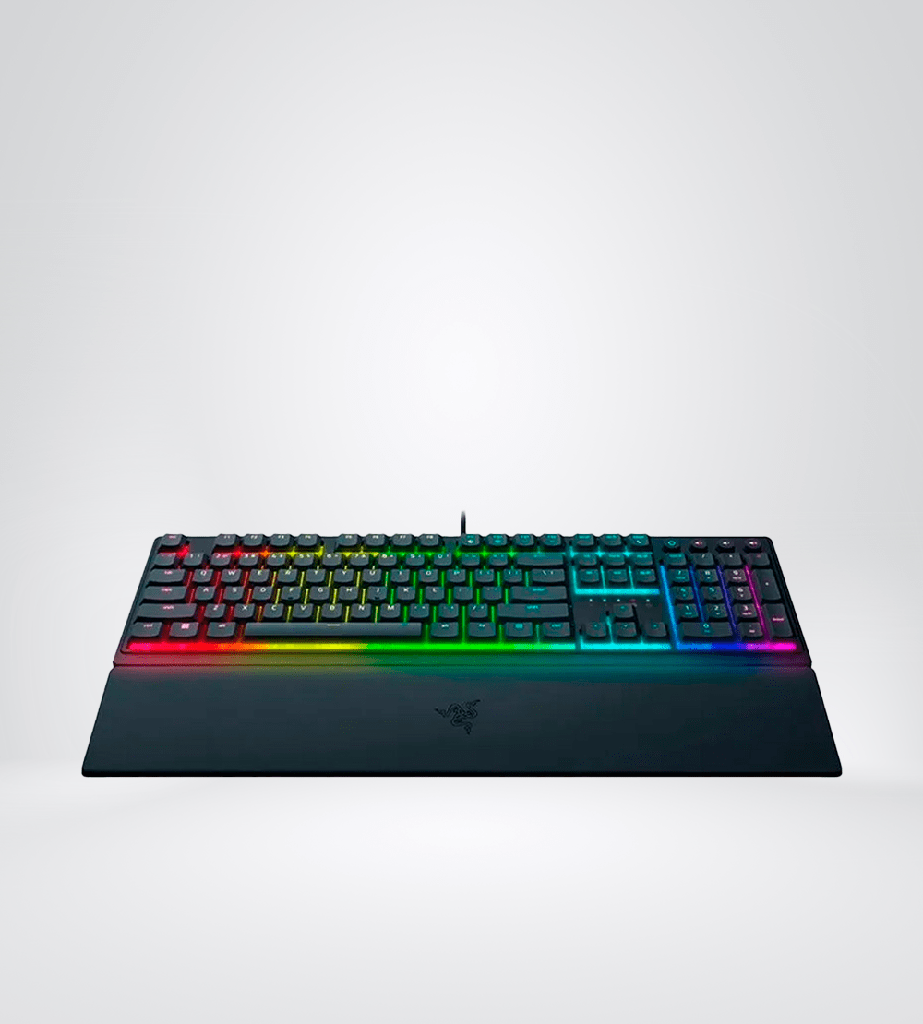 TECLADO RAZER ORNATA V3 MECHA-MEMBRANE LOW PROFILE 10 ZONAS SP CHROMA BLACK