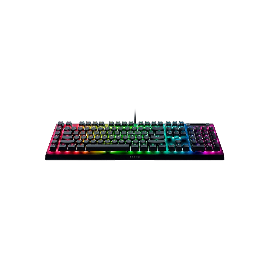 TECLADO RAZER BLACKWIDOW V4 X MECHANICAL SWITCH YELLOW US CHROMA BLACK