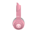 AUDIFONO C/MICROF. RAZER KRAKEN KITTY V2 BT WIRELESS CHROMA QUARTZ