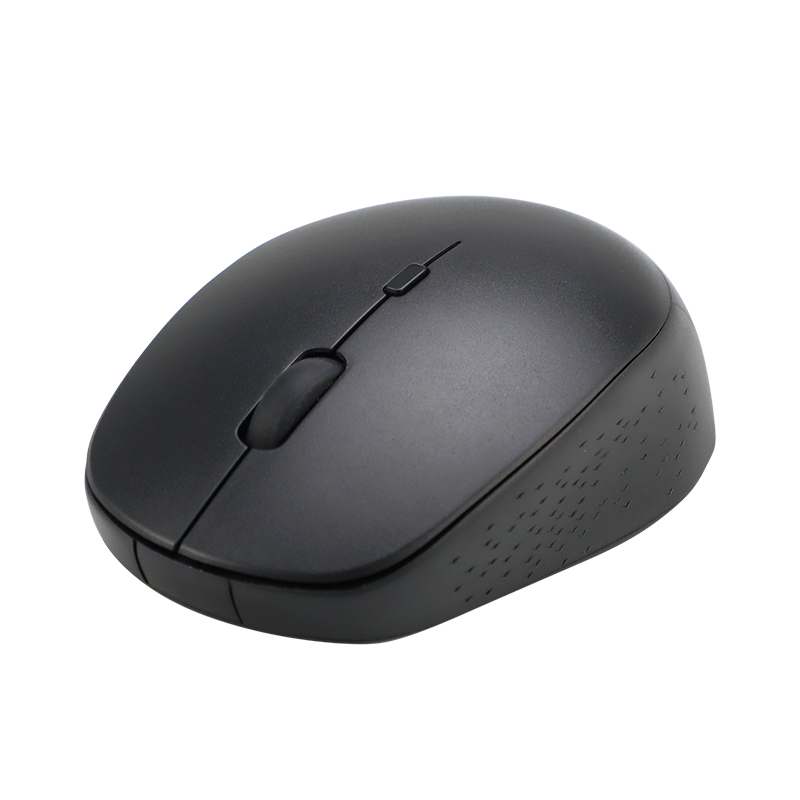 Mouse óptico inalámbrico Teros TE5074N, color Negro, 1600 dpi, receptor USB.