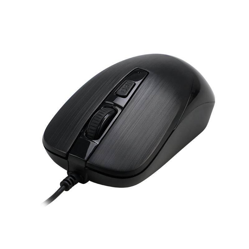 Mouse óptico Teros TE-5076N, 1600dpi, , USB, 4 botones,