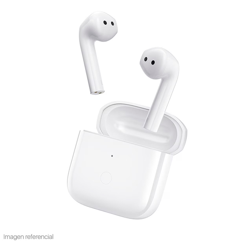 Audífonos in-ear inalámbricos Xiaomi Redmi Buds 3, Color Blanco/Con microfono incorporado.