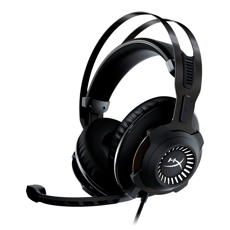 Auriculares con microfono extraible HyperX Cloud Revolver + 7.1, 3.5 mm, USB Control Box.
