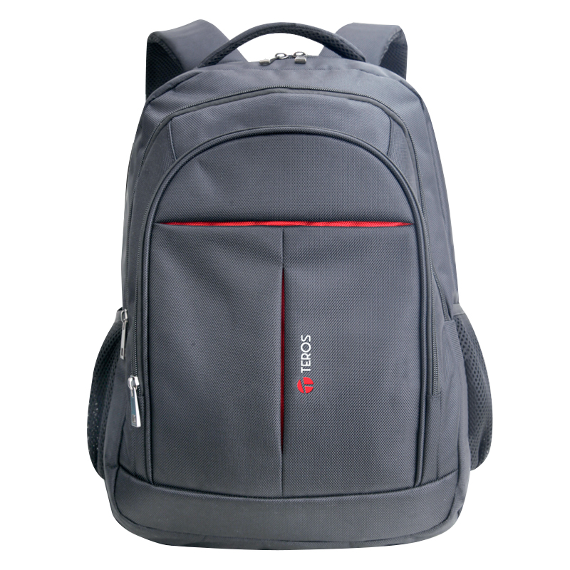 Mochila Teros TE-IDS18560, Poliéster, notebook hasta 15.6", negro.