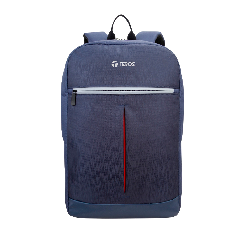 Mochila Teros TE-IDS18584, Poliéster, notebook hasta 15.6", azul.