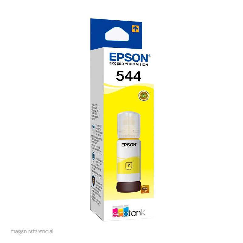 [276890] Botella de tinta EPSON T544420-AL, color Amarillo, contenido 65ml.