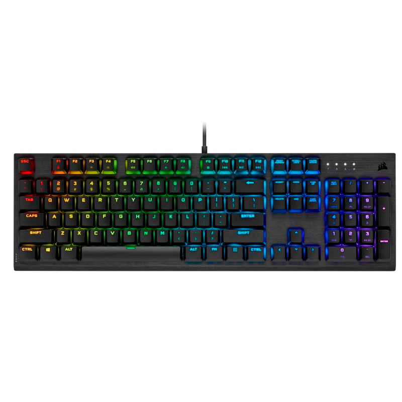 [kbcor910d018sp] El teclado mecánico de juego CORSAIR K60 RGB PRO LOW PROFILE - CHERRY MX Low Profile Speed