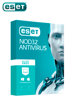 [sws11010211] Software Eset NOD32 Anti-Virus Edicion 2023 para 3 PCs, Licencia 1 año.