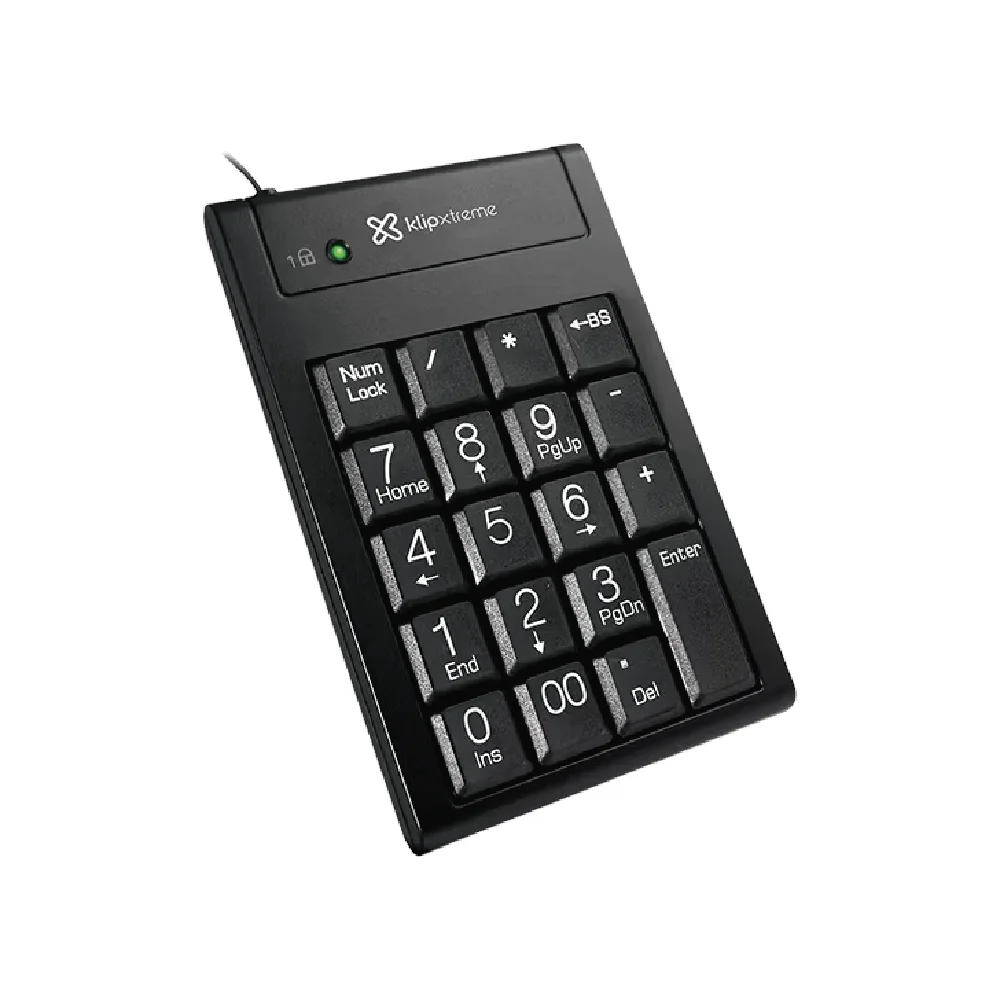  TECLADO NUMERICO KLIPXTREME USB ABACUS KNP-100 