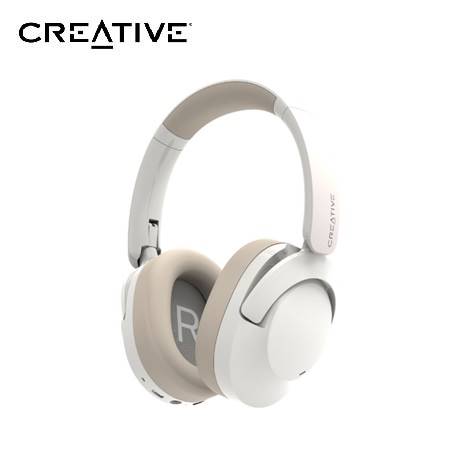 AUDIFONO C/MICROF. CREATIVE ZEN HYBRID 2 BT MULTIPOINT 40MM 67H ANC/ENC/AAC CARGA USB-C CREMA (51EF1140AA000)