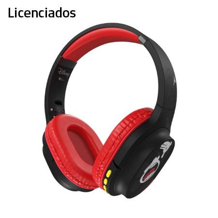AUDIFONO C/MICROF. LICENCIADO XTECH MICKEY BLUETOOTH/3.5MM 40MM 8H PLEGABLES BLACK/RED (XTH-D660MK)