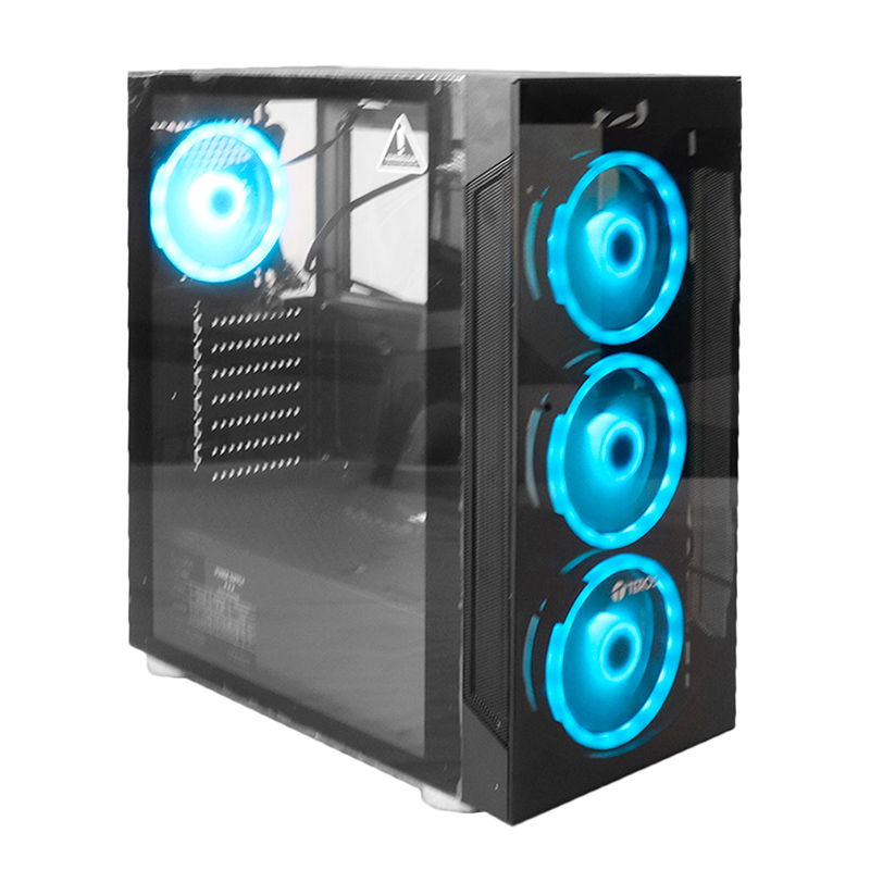 [csatxte1155n] Case Gamer Teros TE-1155N, Mid Tower, ATX, 550W, NEGRO, USB 3.0 / 2.0, Audio.