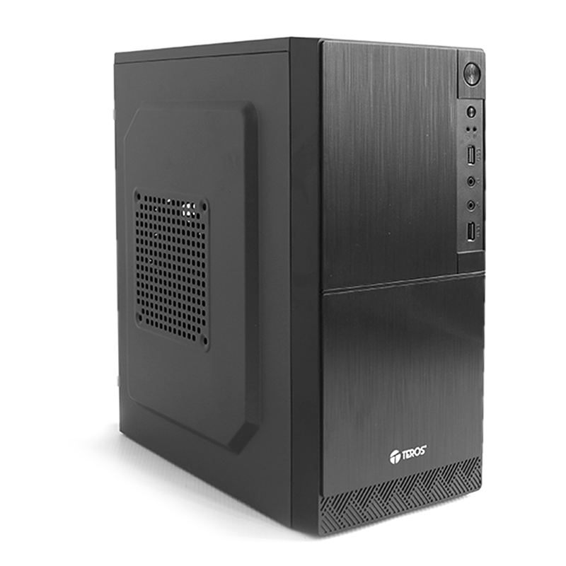 [csatxte1027n] Case Teros TE1027, Micro Tower, 600W, USB 2.0/ USB 3.0, Audio HD