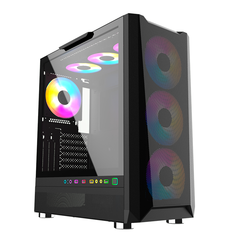 Case Gamer Teros TE1160N, Mid Tower, Negro, USB 3.0, USB 2.0, Audio.