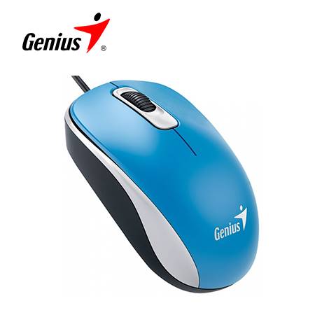 [0022657] MOUSE GENIUS DX-110 USB OPTICO 1000 DPI BLUE (PN 31010116103)