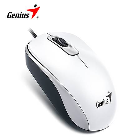 [0022656] MOUSE GENIUS DX-110 USB OPTICO 1000 DPI WHITE (PN 31010116102)