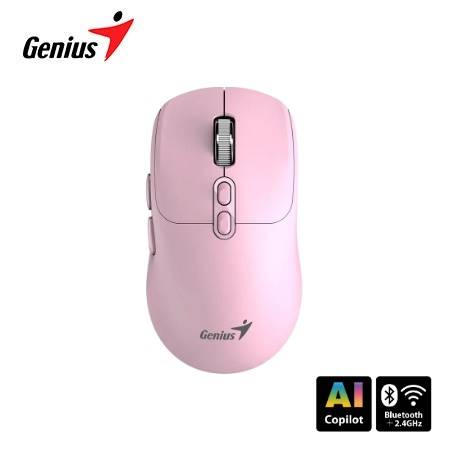 [0030361] MOUSE GENIUS NX-8080S BT AI COPILOT DUAL WIRELESS/BT SILENT 7-BOT PINK (31030042403)