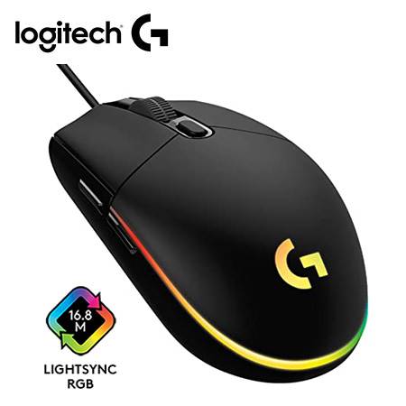 [0029670] MOUSE LOGITECH G203 LIGHTSYNC OPTICAL 8000 DPI RGB BLACK (910-005790)