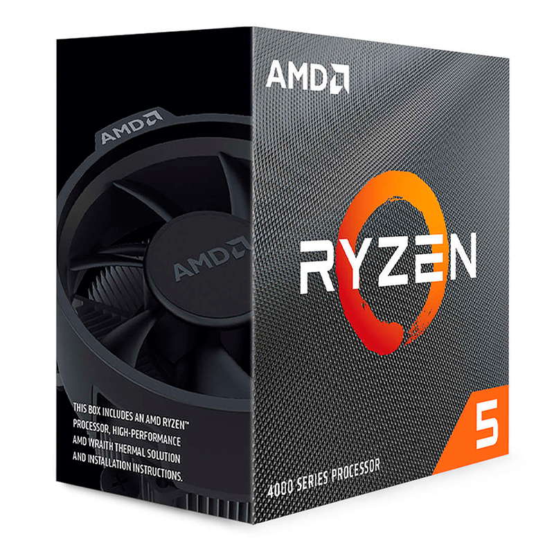 Procesador AMD Ryzen 5 4500, 3.6 / 4.1 GHz, 8MB L3, 6-Core, AM4, 7nm, 65W.