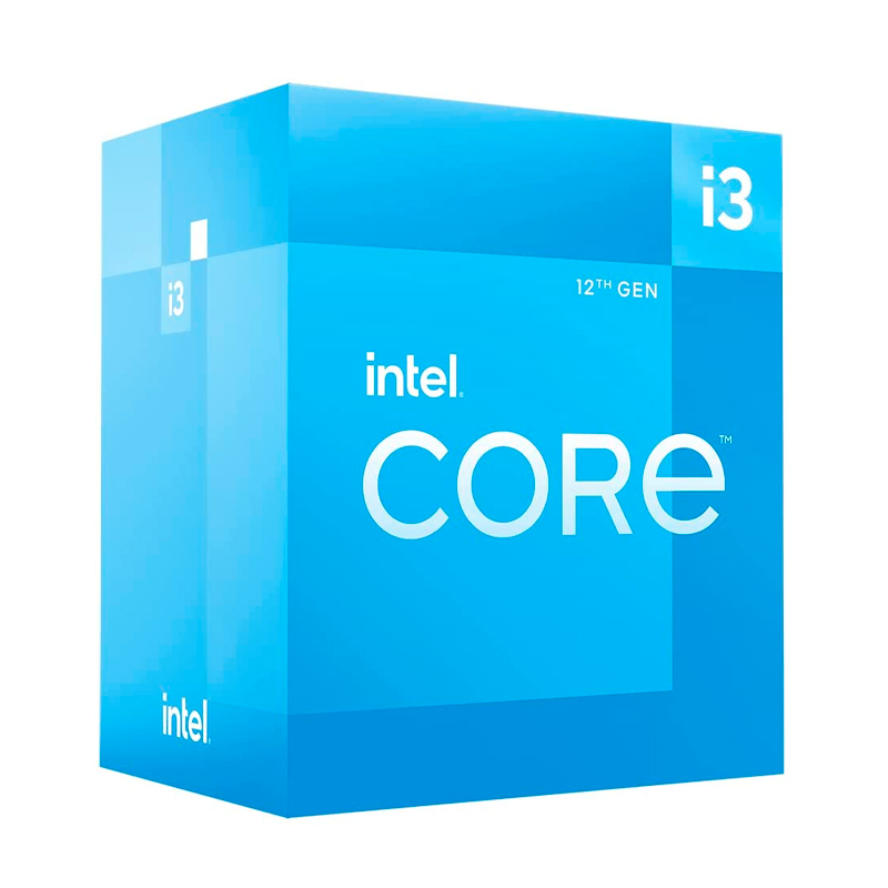 [390138] Procesador Intel Core i3-12100 3.3 / 4.3GHz 12MB Intel Smart Caché, LGA1700, Intel 7(10nm)