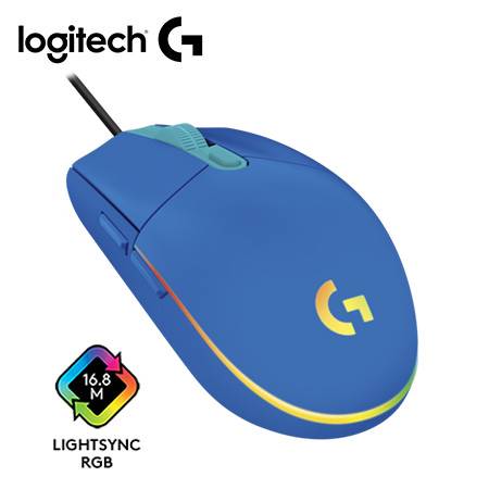 [0029672] MOUSE LOGITECH G203 LIGHTSYNC OPTICAL 8000 DPI RGB BLUE (910-005792)