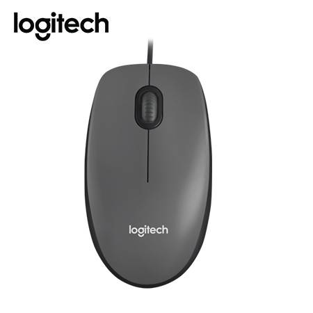 MOUSE LOGITECH M90 USB BLACK / GREY (910-004053)