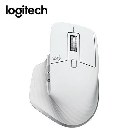 MOUSE LOGITECH MX MASTER 3S WIRELESS/BLUETOOTH 8K USB-C PALE GREY (910-006562)