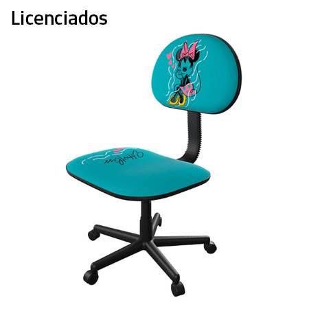 [0029845] SILLA P/ ESCRITORIO LICENCIADO XTECH MINNIE C/ RUEDAS MAX.79KG BLUE (XTF-DC001MM)