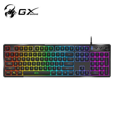 TECLADO GENIUS GX SCORPION K7 AI COPILOT GAMING RGB 19 TECLAS ANTI-GHOSTING MACRO USB SP BLACK (31310054401)