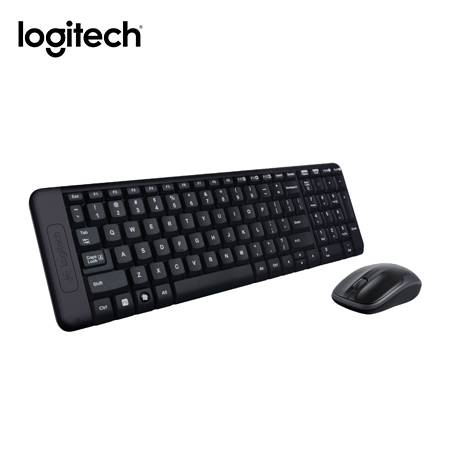 [0017264] TECLADO LOGITECH + MOUSE MK220 WIRELESS USB SP BLACK (PN 920-004430)