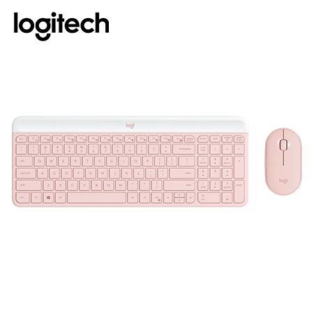 [0028366] TECLADO LOGITECH + MOUSE MK470 WIRELESS SLIM USB ROSE (920-011312)