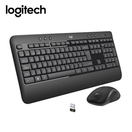 [0024940] TECLADO LOGITECH + MOUSE MK540 WIRELESS USB SP BLACK (PN 920-008673)