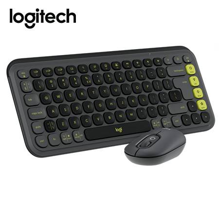TECLADO LOGITECH + MOUSE POP ICON BLUETOOTH/WIRELESS SP / COPILOT/ GRAPHITE (920-013052)