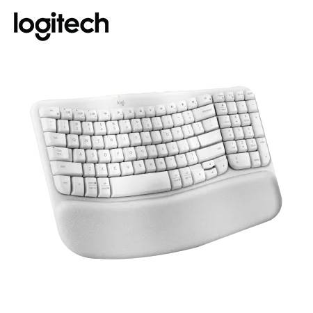 [0029020] TECLADO LOGITECH ERGO WAVE WIRELESS BOLT/ BT/ SP WHITE (920-012279)