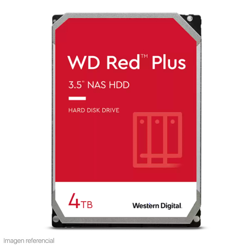 [hdiwd40efpx] Disco duro Western Digital Red Plus WD40EFPX, 4TB, SATA, 5400rpm, 3.5", Cache 256MB