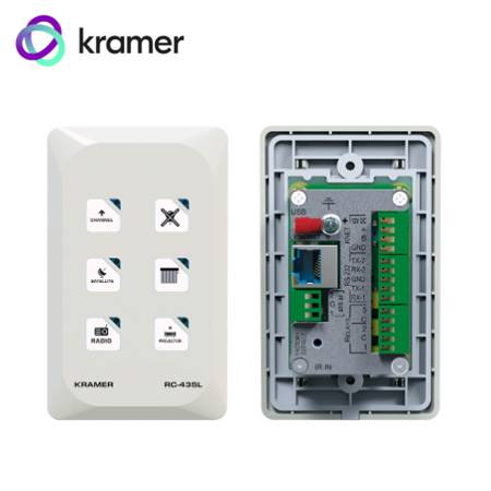 [0028707] TECLADO NUMERICO KRAMER RC-43SL DE CONTROL POR ETHERNET 6 BOTONES (30-80342090)