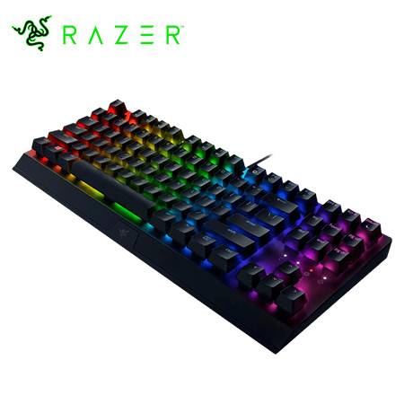 [0027667] TECLADO RAZER BLACKWIDOW V3 TKL MECHANICAL SWITCH GREEN 80M SP CHROMA BLACK (RZ03-03491200-R311)