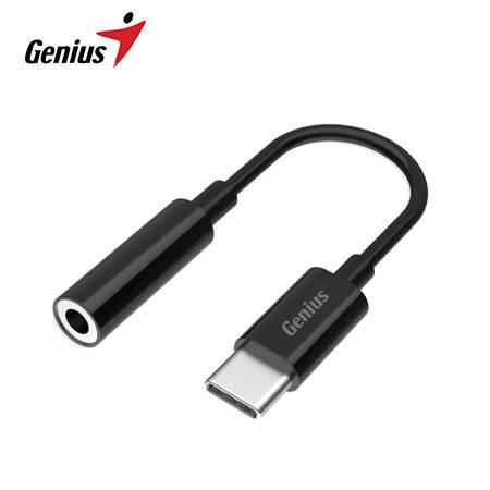 [0029669] Z ADAPTADOR GENIUS ACC-C100 USB-C A 3.5MM BLACK (32590012400)