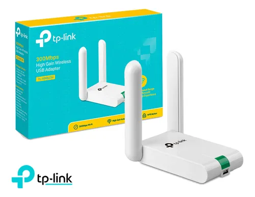 Adaptador Usb Wireless Tp-Link Tl-Wn822n, 2.4ghz, 802.11 B/G/N, 300 Mbps.