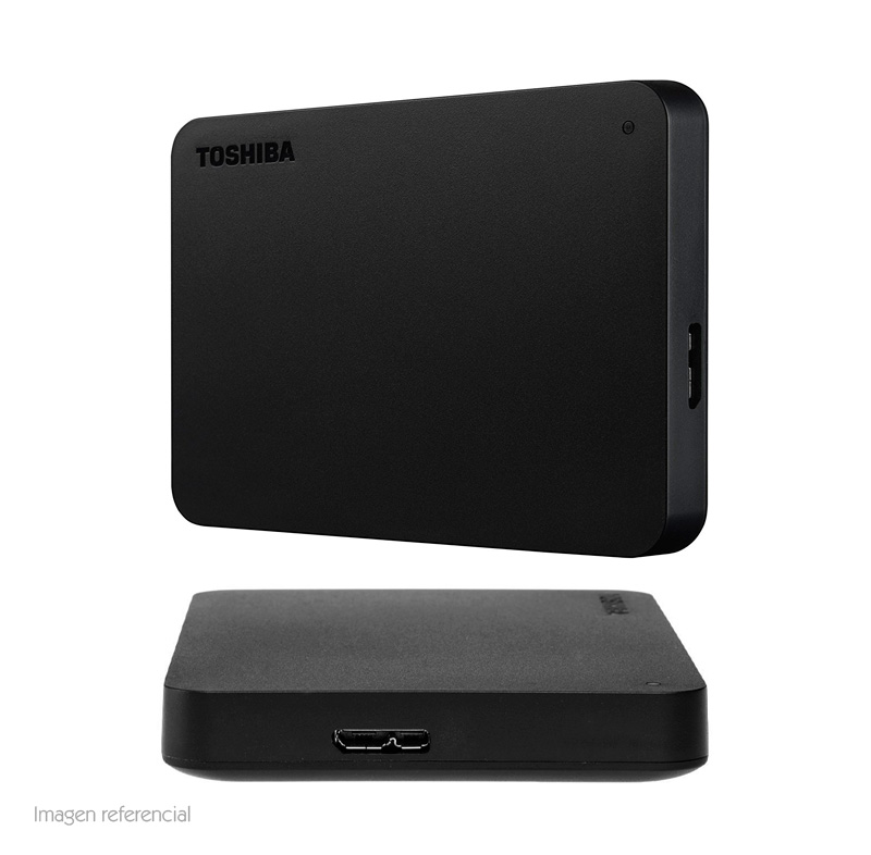 [254013] Disco duro externo Toshiba Canvio Basic, 2TB, USB 3.0, 2.5", Negro.