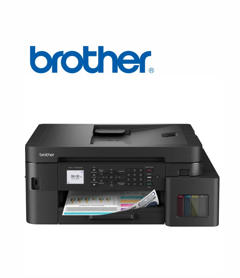 IMPRESORA MULTIFUNCIONAL BROTHER MFC-T930DW / WIFI / USB / ETHERNET / P. LCD / DUPLEX / ADF.