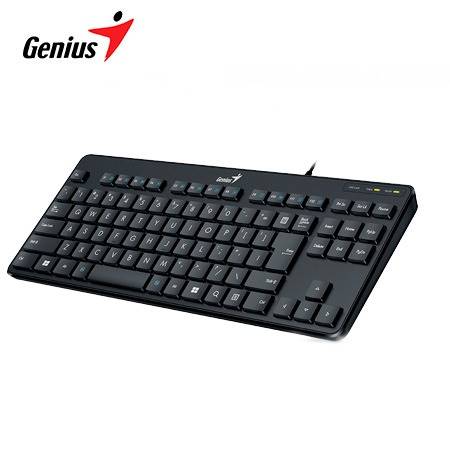 [0027907] TECLADO GENIUS TKL LUXEMATE 110 USB MULTIMEDIA SP BLACK (31300012401)