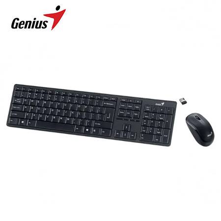 [0028993] TECLADO GENIUS + MOUSE DUAL WIRELESS/BT SLIMSTAR 8230 AI COPILOT MULTIMEDIA SP BLACK (31340015407)