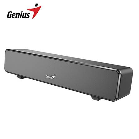 PARLANTE GENIUS SOUND BAR 100 MINI 6W 3.5MM USB POWER BLACK (31730024400)