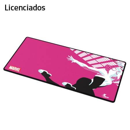 PAD MOUSE LICENCIADO XTECH GAMING GHOST SPIDER XL 90X42CM PINK (XTA-M16SG-XXL)