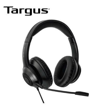 AUDIFONO C/MICROF. TARGUS AEH102TT USB-A 40MM OVER-EAR NOISE-CANCELLING MUTE BLACK (AEH102TTLP)