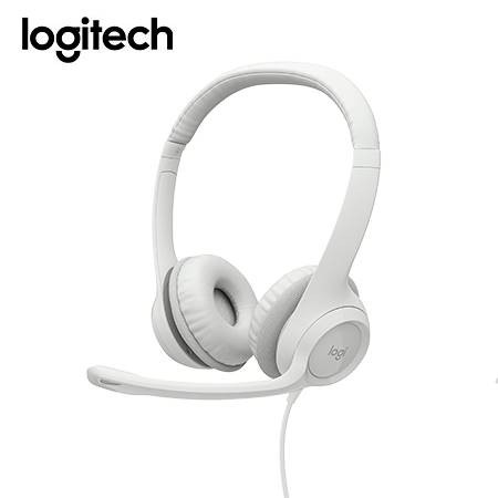 [0030666] AUDIFONO C/MICROF. LOGITECH H390 USB NOISE CANCELLING WHITE (981-001285)