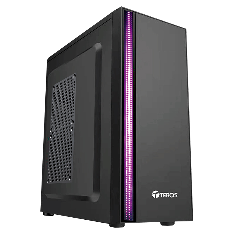 case teros te1075n, mid tower, atx, 250w, usb 3.0/ 2.0, audio, negro.[@@@]1 conector (copia)