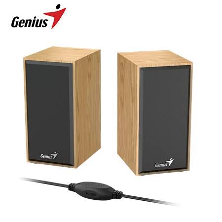 PARLANTE GENIUS SP-HF180 6W USB POWER PINE WOOD (31730029404)